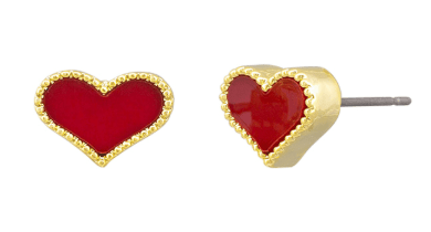 Red Heart Earring - Pure Apotheca