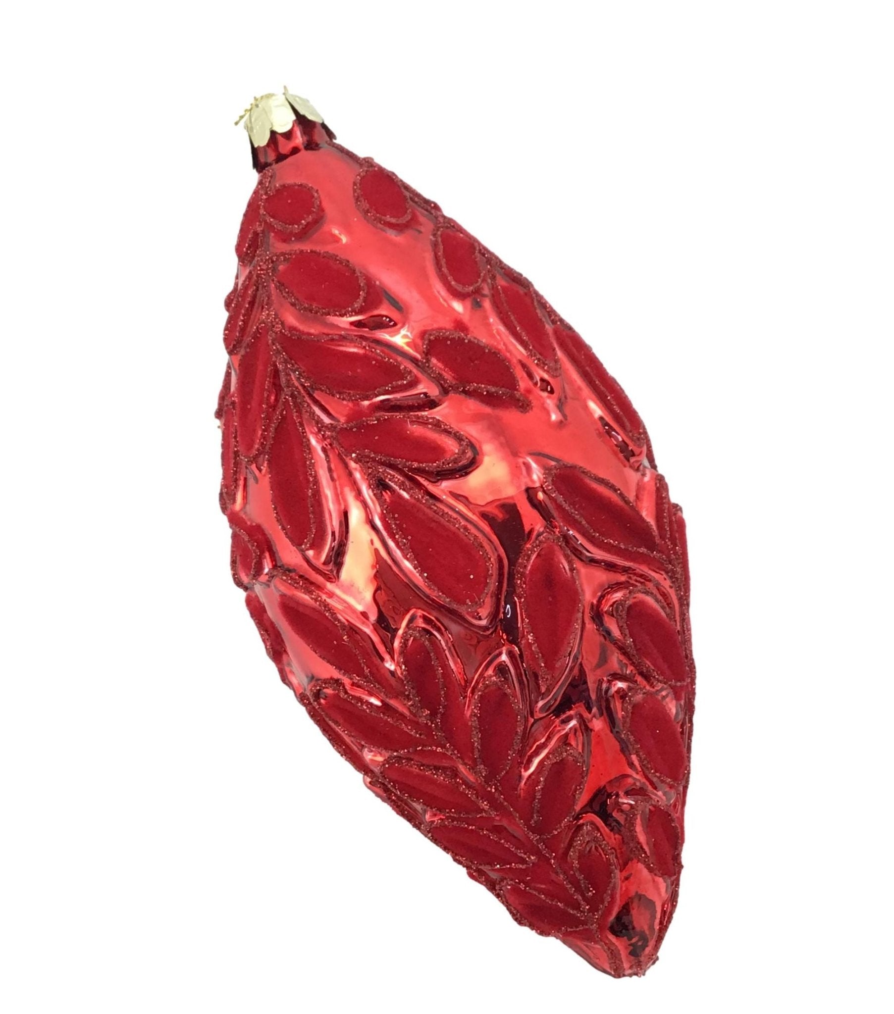 Red Patterned Long Drop Hanging - Pure Apotheca