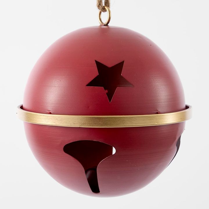 Red Round Star Bell Large - Pure Apotheca