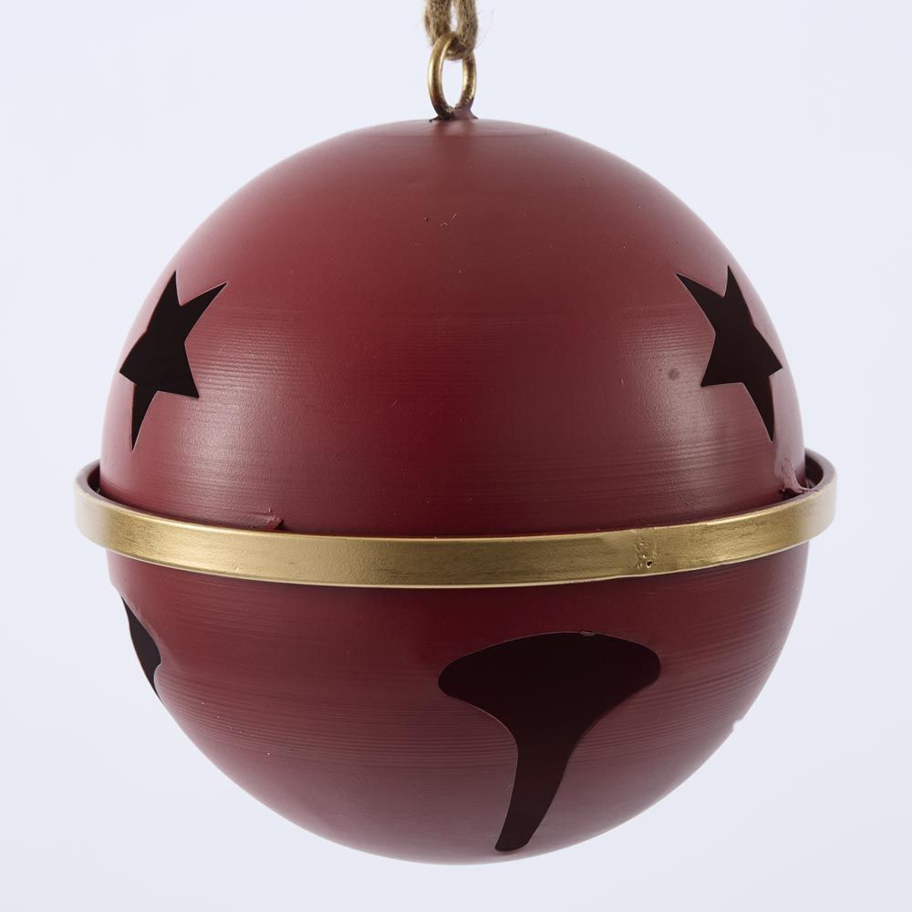 Red Round Star Bell Large - Pure Apotheca