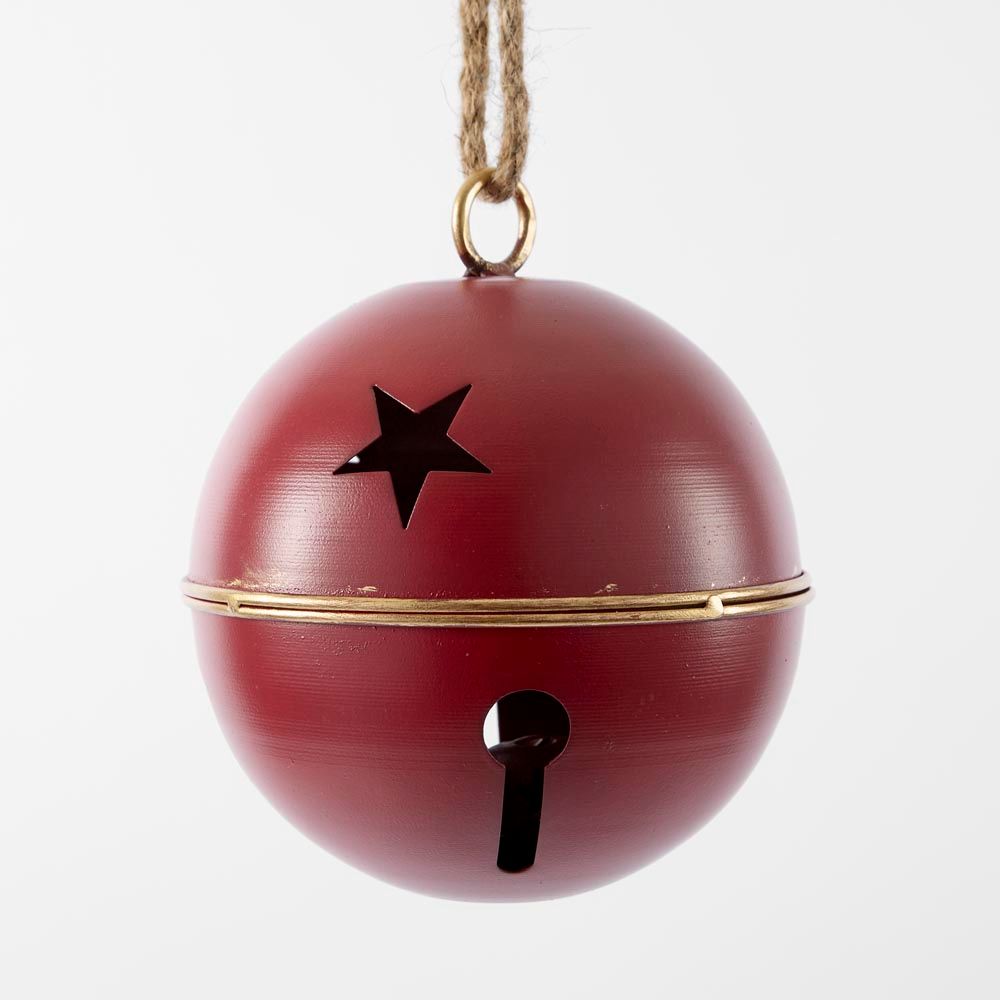 Red Round Star Bell Small - Pure Apotheca