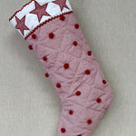 Red Stripe Stocking Large Star - Pure Apotheca