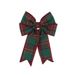 RED TARTAN DOUBLE BOW - Pure Apotheca