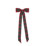 RED TARTAN ELONGATED BOW - Pure Apotheca