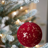 RED VELVET SPECKLE BAUBLE - Pure Apotheca