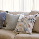 REEF STRIPE BLUE CUSHION 50CM - Pure Apotheca