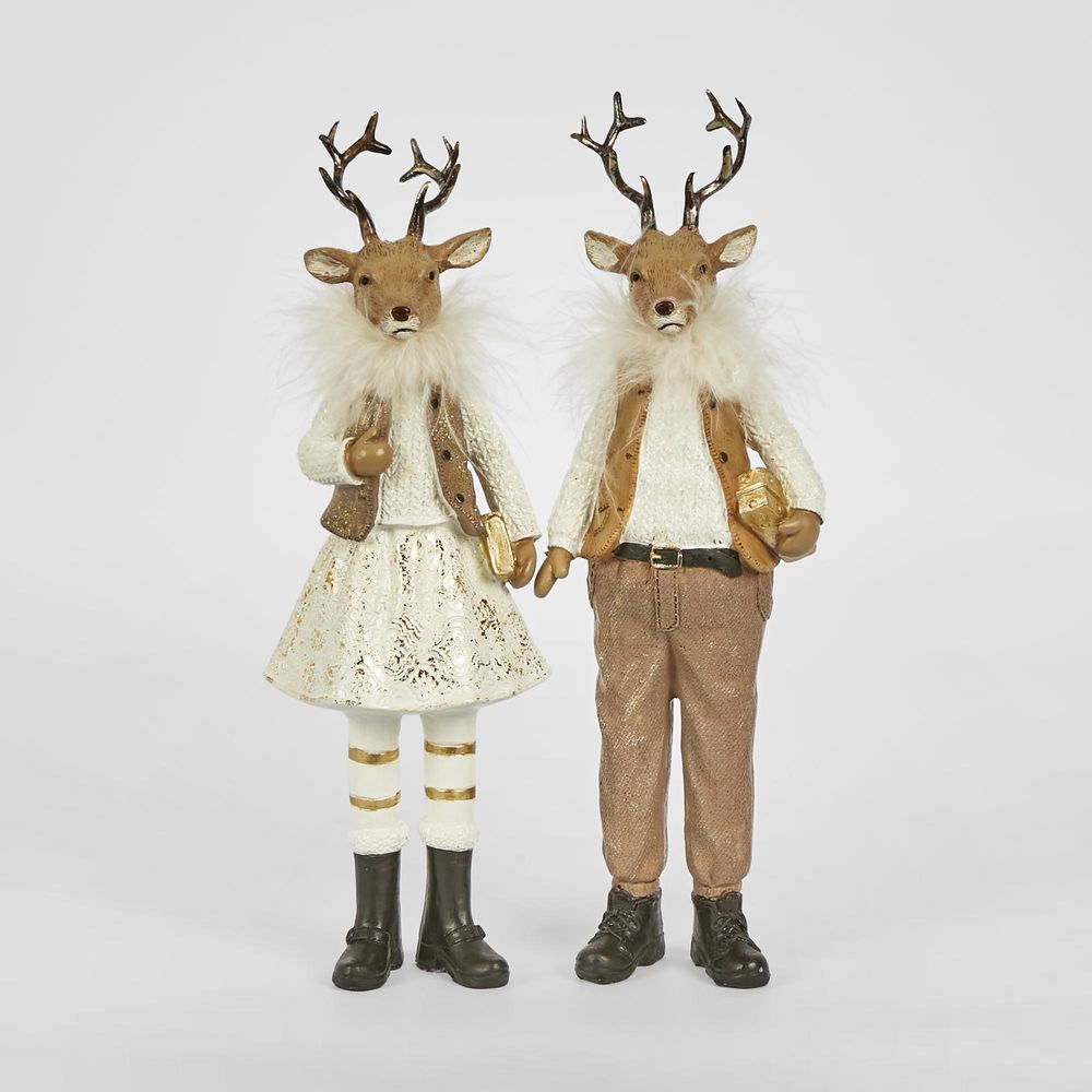 Reg and Jen Xmas Deer (Set of 2) - Pure Apotheca