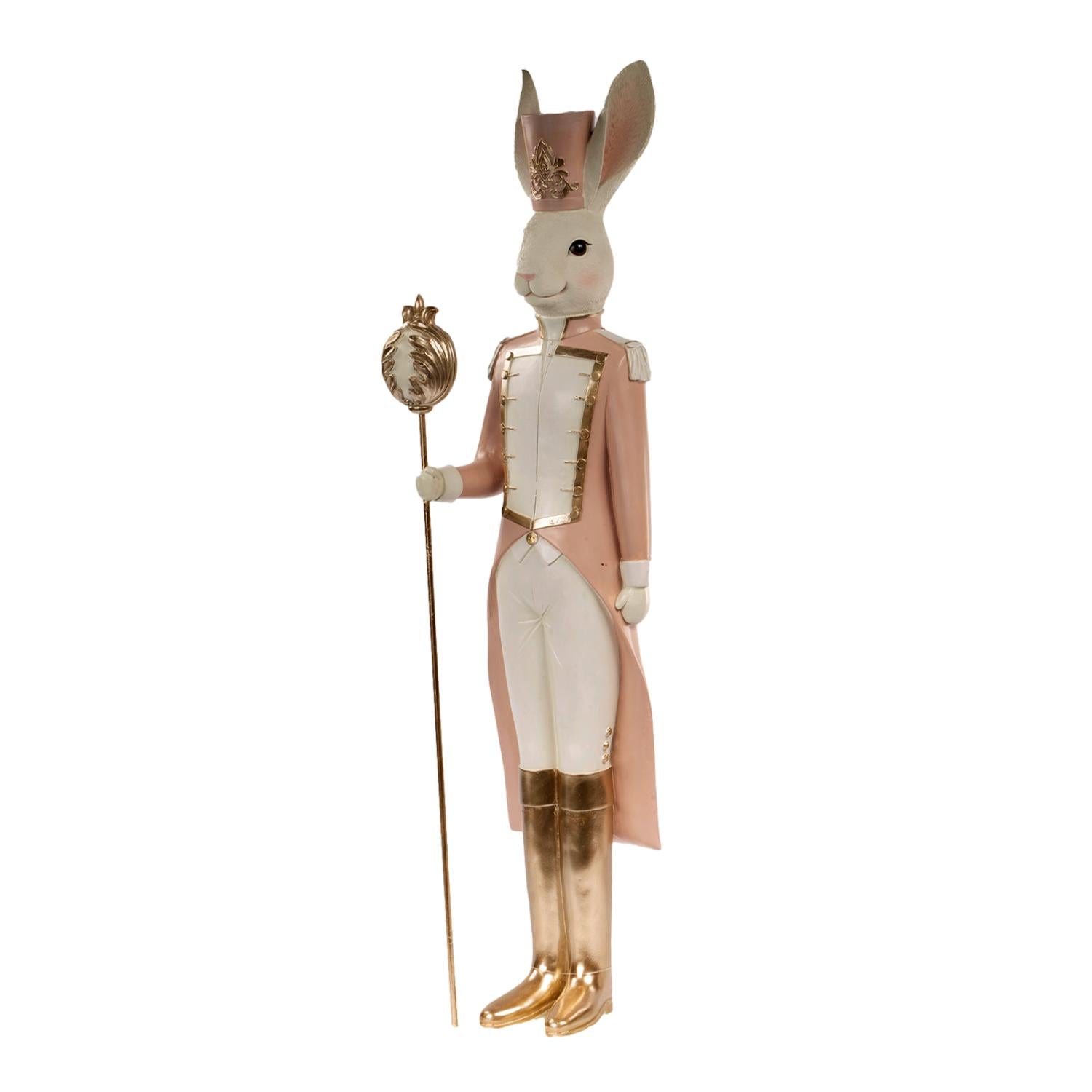 REGAL LUXE NUTCRACKER BOY BUNNY 79CM - Pure Apotheca