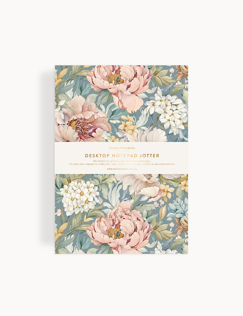 Regency Blooms Notepad Desktop Jotter - Pure Apotheca