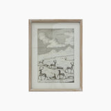 Reindeer Sleigh Scene Multiple Wall Art - Pure Apotheca