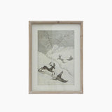 Reindeer Sleigh Scene Wall Art - Pure Apotheca
