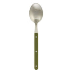 Remy Stainless Steel Dessert Spoon Olive - Pure Apotheca