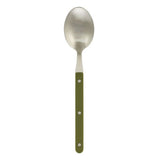 Remy Stainless Steel Dessert Spoon Olive - Pure Apotheca