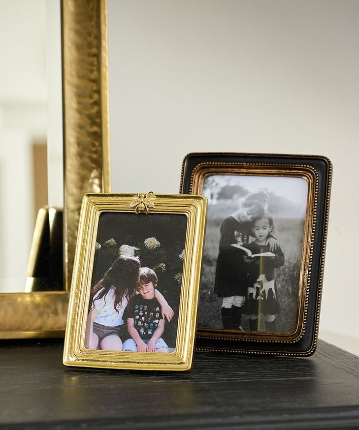 Ribbed Bee Frame Gold 4x6” - Pure Apotheca