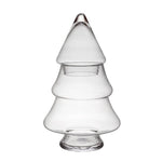 RIBBED GLASS LIDDED TREE JAR LGE - Pure Apotheca