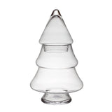 RIBBED GLASS LIDDED TREE JAR LGE - Pure Apotheca