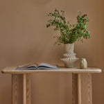 RIDGE NATURAL GLAZED VASE - Pure Apotheca