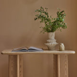 RIDGE NATURAL GLAZED VASE - Pure Apotheca