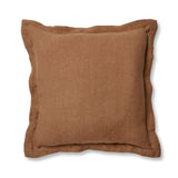 RILEY COFFEE LINEN CUSHION 55CM - Pure Apotheca