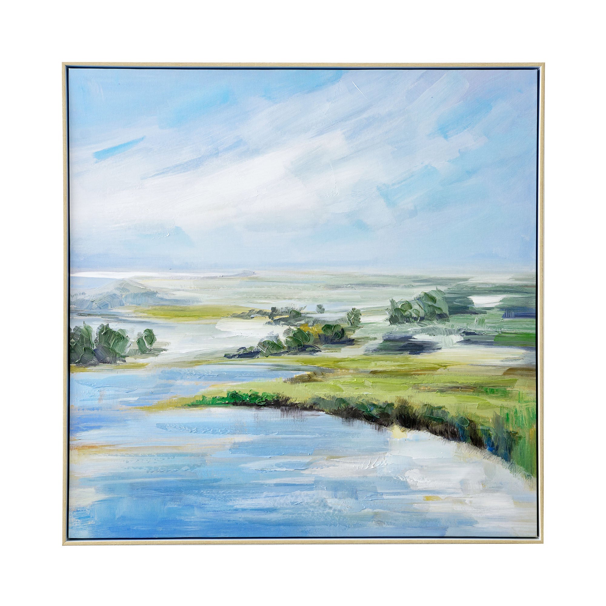 Riverside Wall Art 83x83cm - Pure Apotheca