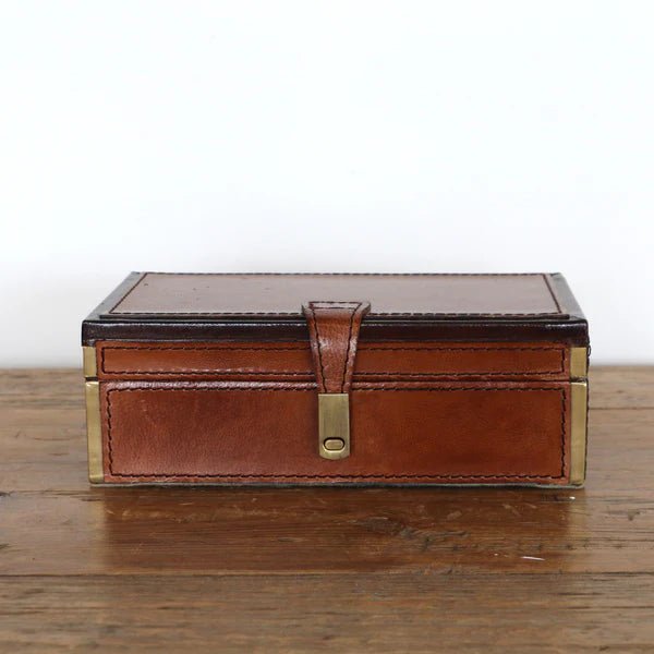 Riviera Large Leather Jewellery Box - Pure Apotheca