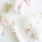 Roberta Bunny Squeaker Pink Spot - Pure Apotheca