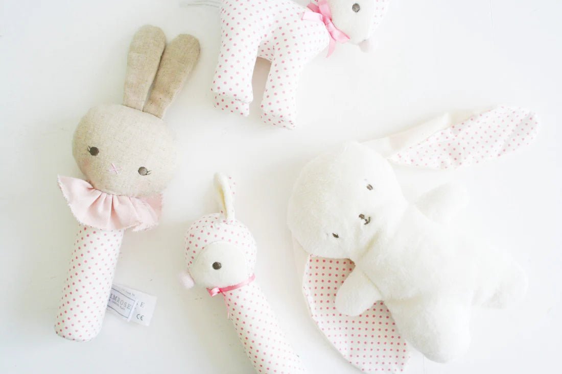 Roberta Bunny Squeaker Pink Spot - Pure Apotheca