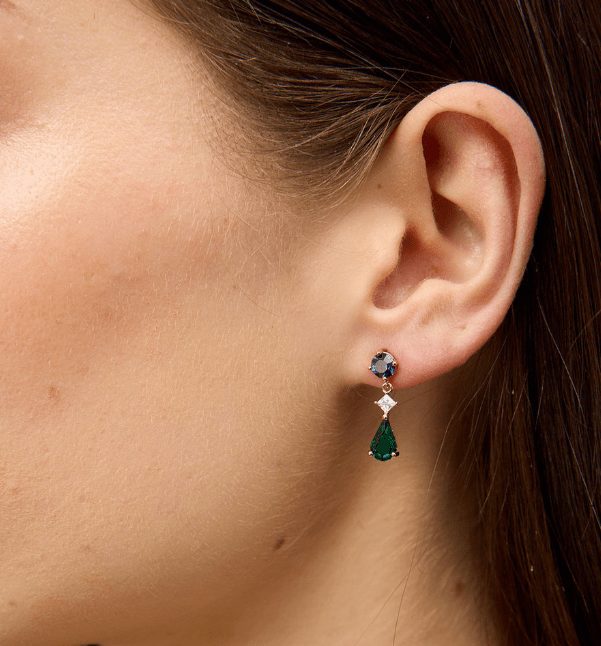Rose Gold Crystal Minnie Earring - Pure Apotheca
