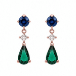 Rose Gold Crystal Minnie Earring - Pure Apotheca