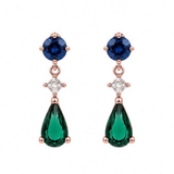 Rose Gold Crystal Minnie Earring - Pure Apotheca
