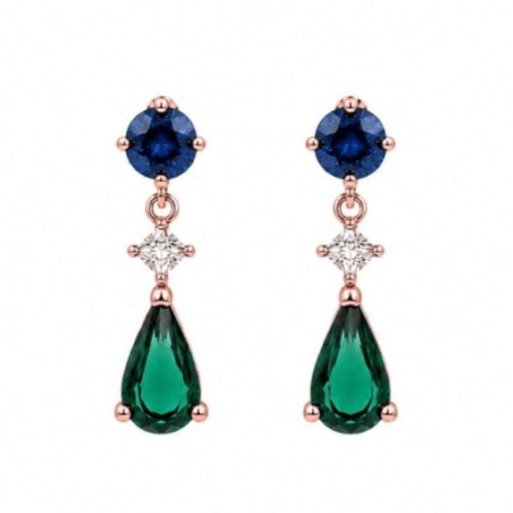 Rose Gold Crystal Minnie Earring - Pure Apotheca
