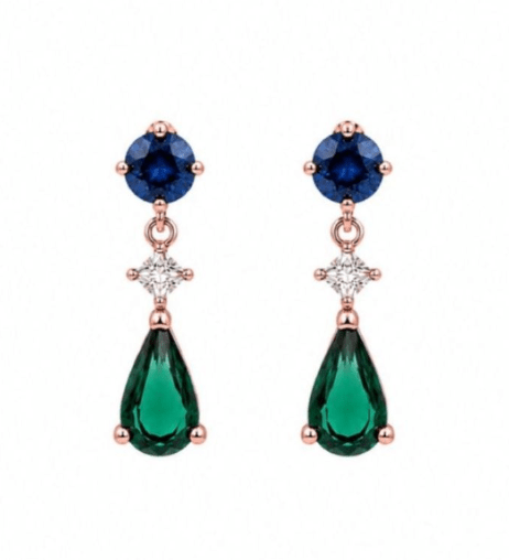 Rose Gold Crystal Minnie Earring - Pure Apotheca