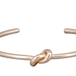 Rose Gold Knot Bangle - Pure Apotheca