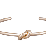 Rose Gold Knot Bangle - Pure Apotheca