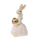 ROSIE SITTING BUNNY WITH EGG 21CM - Pure Apotheca