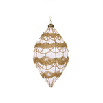 ROUND GLITTERED SCALLOP DROP BAUBLE - Pure Apotheca