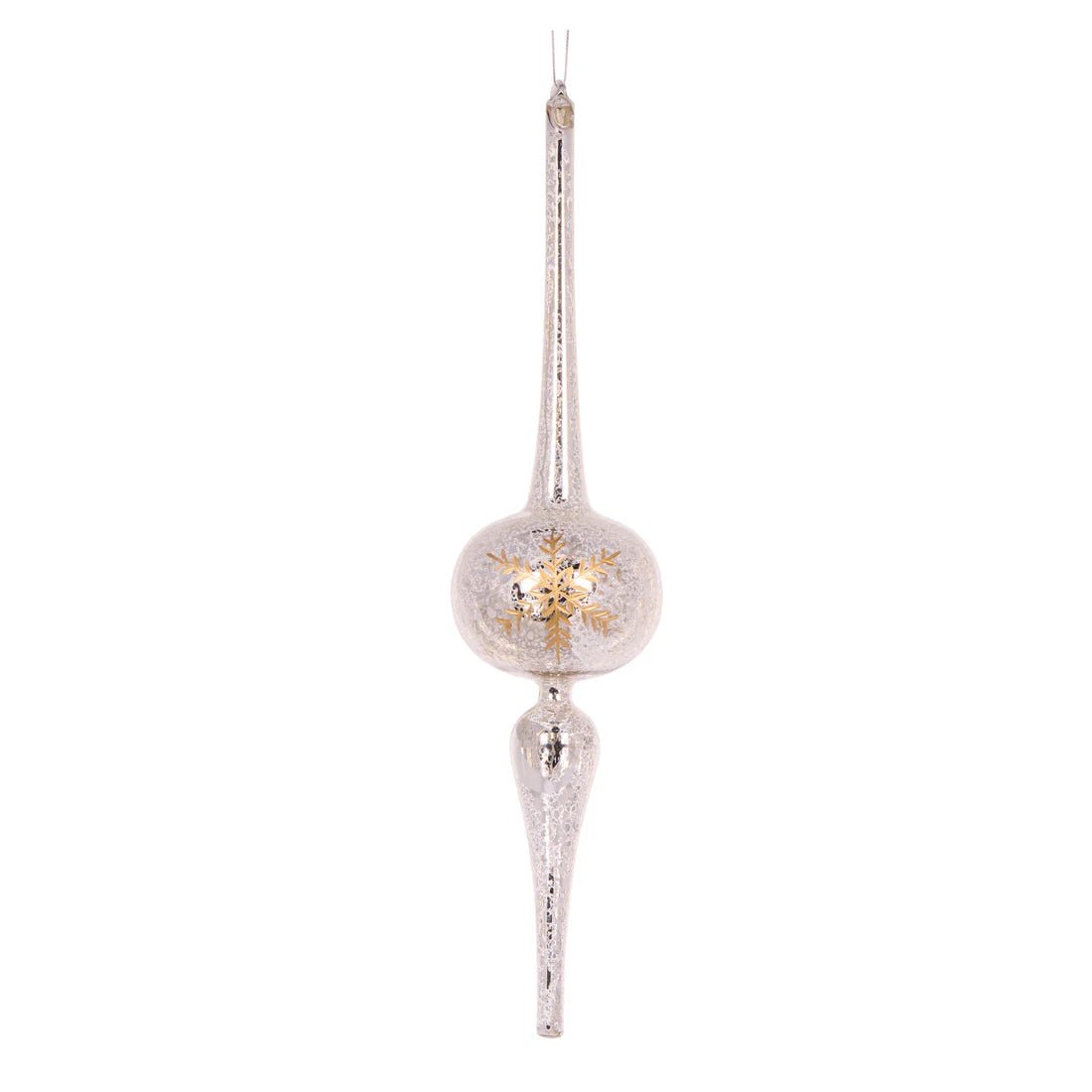 ROUND MERCURY SNOWFLAKE FINIAL - Pure Apotheca