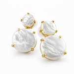 Rova Pearl Gold Drop Earrings - Pure Apotheca