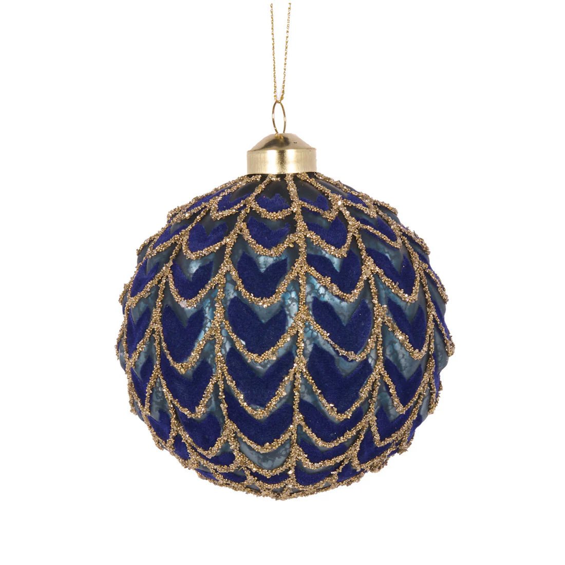 ROYAL BLUE PLEATED BAUBLE - Pure Apotheca