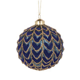 ROYAL BLUE PLEATED BAUBLE - Pure Apotheca