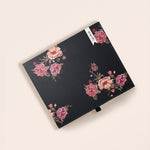 Ruby Floral Satin PJ Set Black - Pure Apotheca