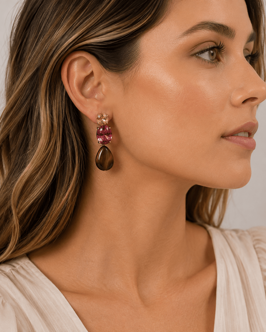 Ruby Tiger Eye Crystal Drops - Pure Apotheca