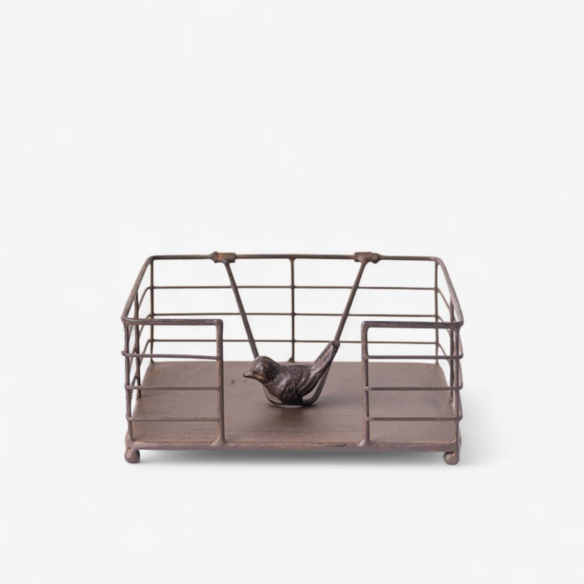 Rustic Bird Napkin Holder - Pure Apotheca