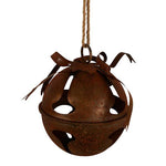 Rusty Hanging Jingle Bell with Bow LRG - Pure Apotheca