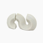 S - Curved Quartz Book Ends - Pure Apotheca