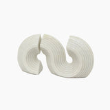 S - Curved Quartz Book Ends - Pure Apotheca