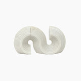 S - Curved Quartz Book Ends - Pure Apotheca
