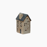 Saint Malo Tea Light House Blue Roof - Pure Apotheca
