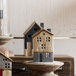 Saint Malo Tea Light House Stone Roof - Pure Apotheca