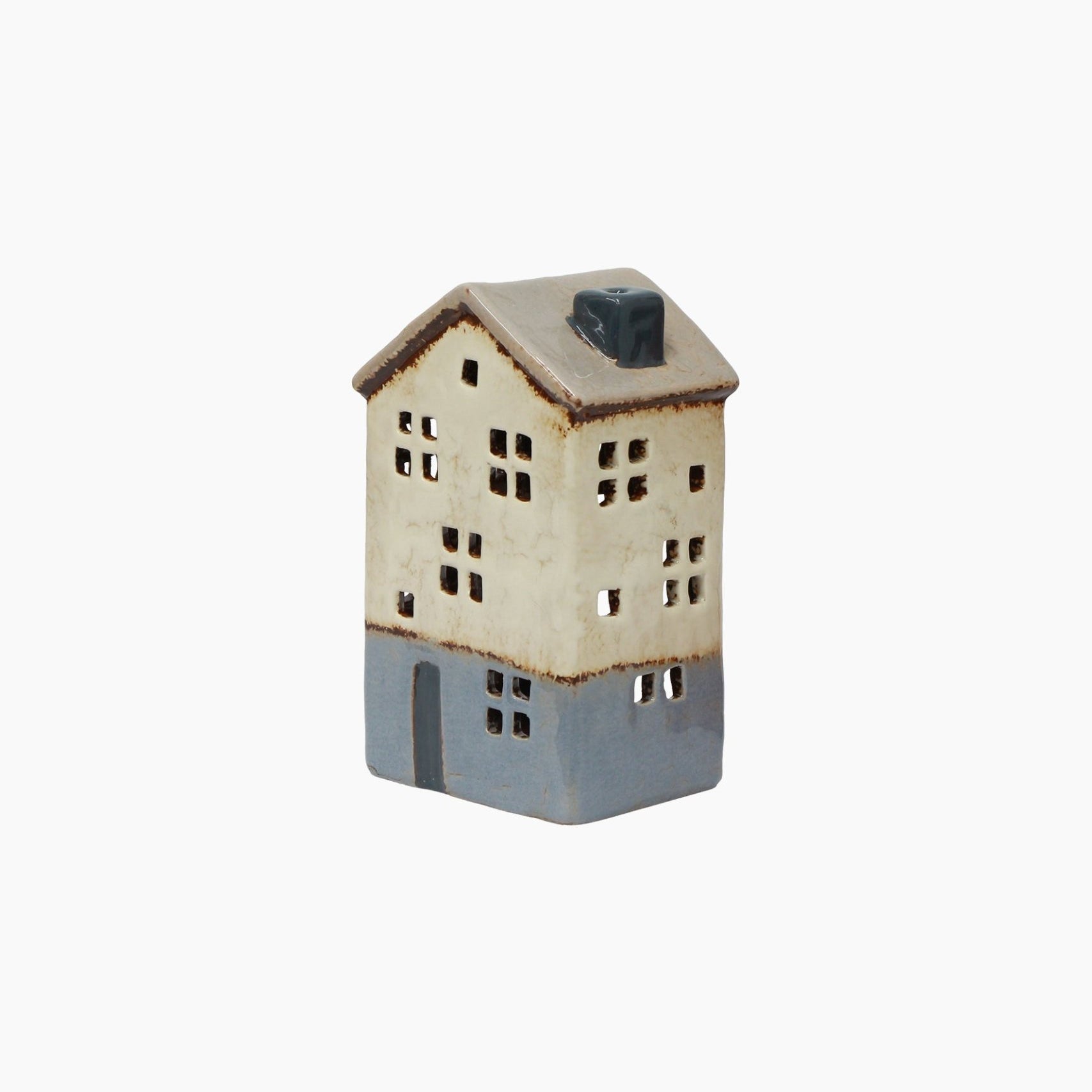 Saint Malo Tea Light House Stone Roof - Pure Apotheca
